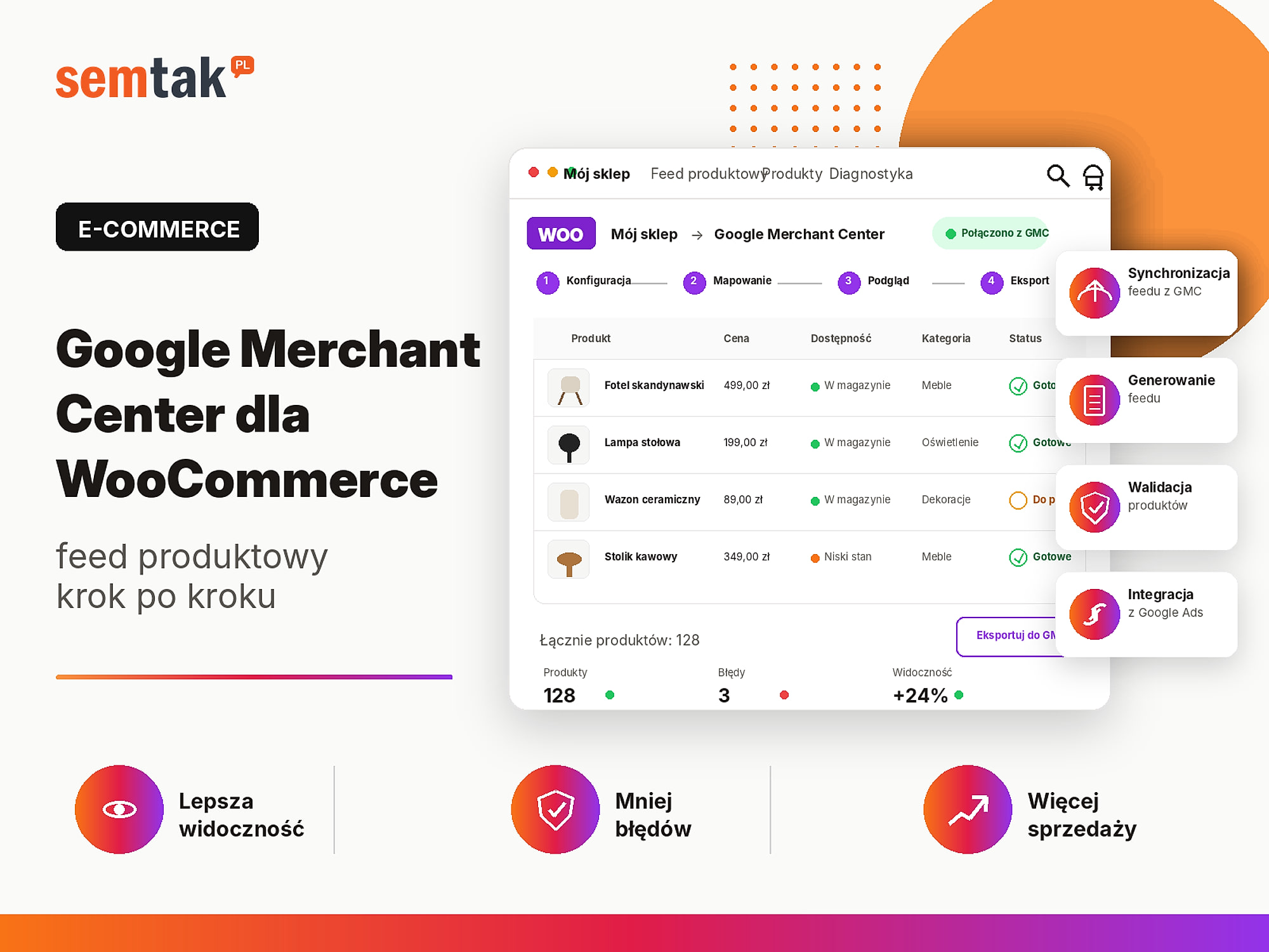 Google Merchant Center dla WooCommerce — feed produktowy krok po kroku