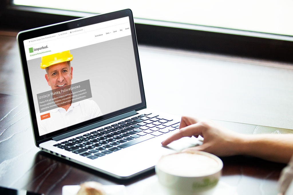 Projekt strony internetowej IzoPurBud