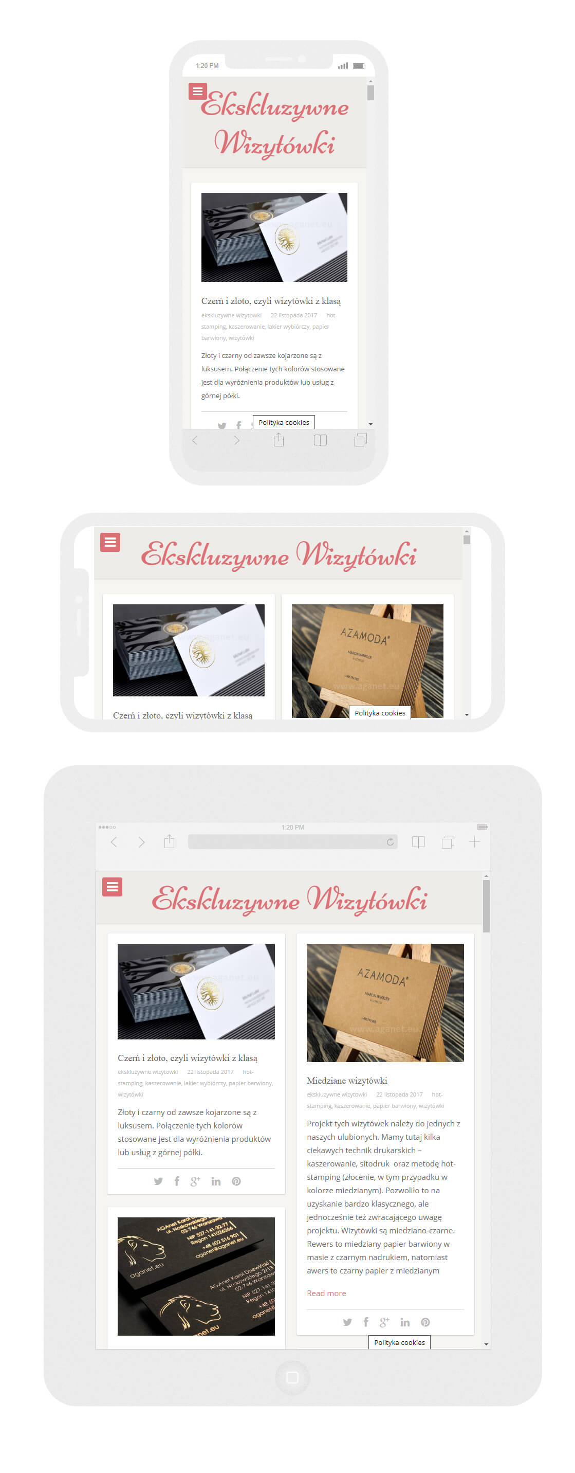 projekt strony internetowej
