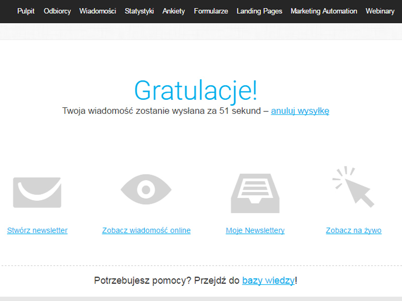 Wyslanie Newslettera