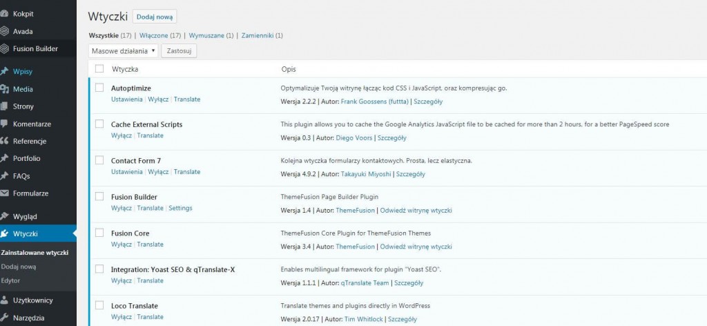 page speed-plugins