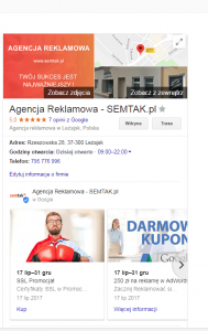 pozycjonowanie w google maps