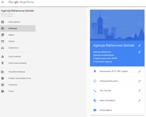 pozycjonowanie w google maps
